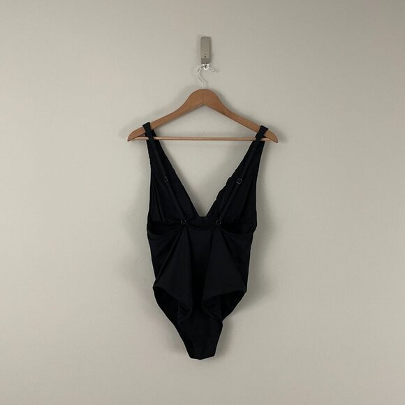 Andie Swim The Sardinia Black One Piece Swimsuit Size Large - Picture 2 of 6